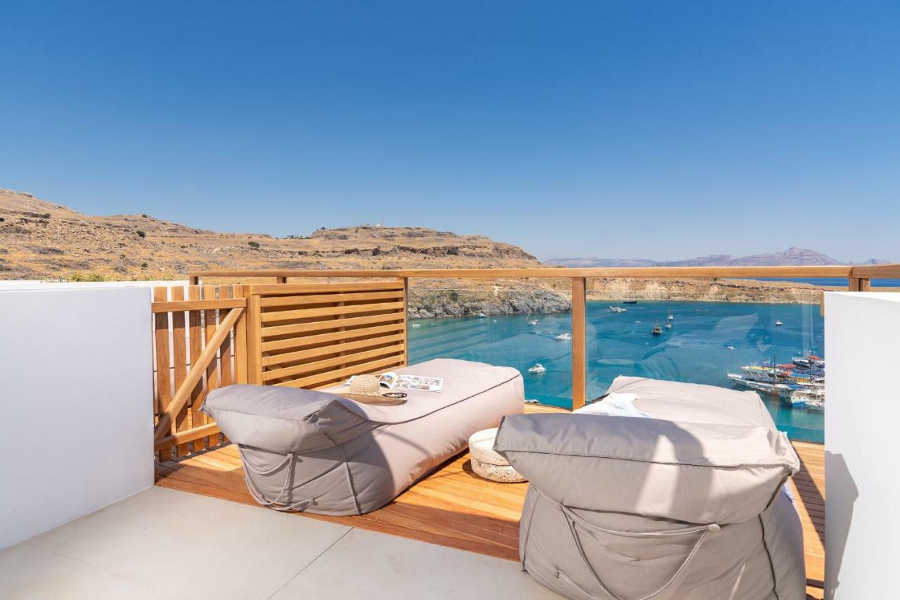Lindian Ethos Villa Líndos Buitenkant foto